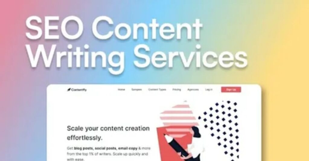 Content writer creating SEO blog calendar for small business website
