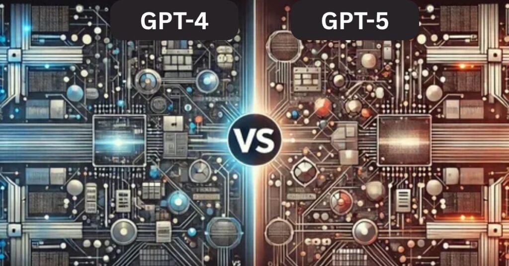 GPT-5 vs GPT-4 AI model performance comparison chart