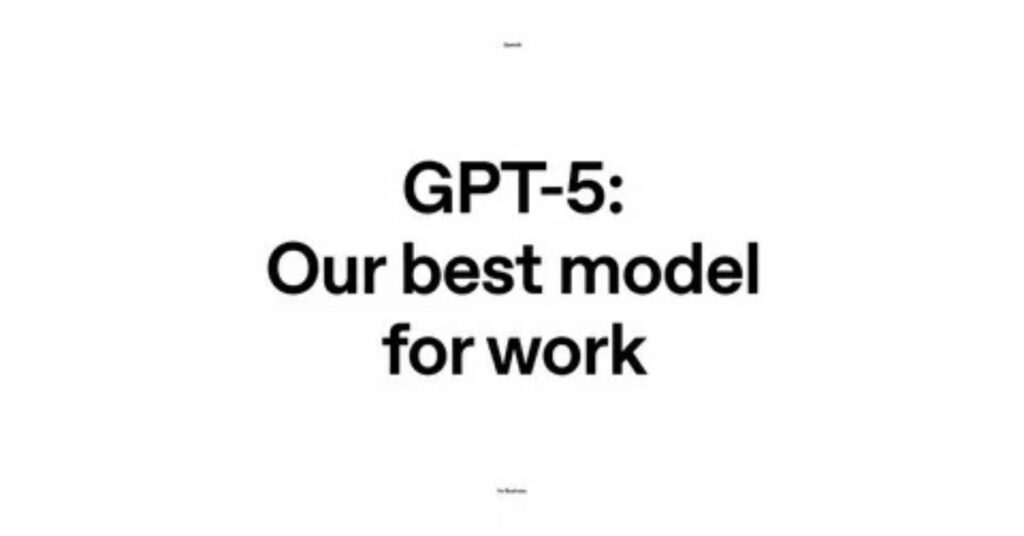 GPT-5 AI model explained